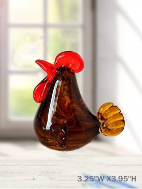 Art Glass Rooster